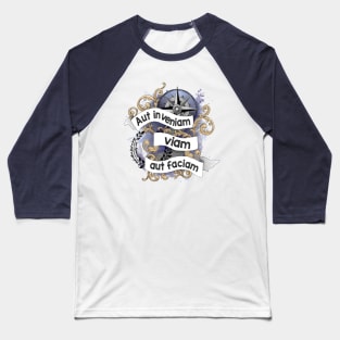 Latin Quote "I shall find a way or make one" Baseball T-Shirt